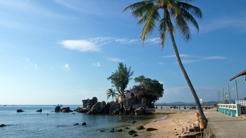 The Dinh Cau waterfront temple in Duong Dong on Phu Quoc