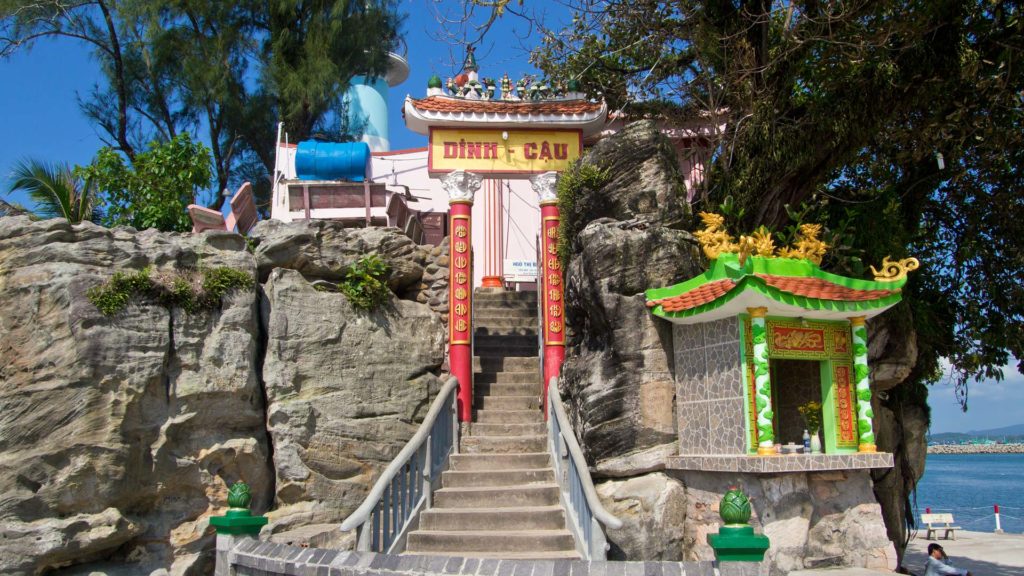 The entrance to the Dinh Cau temple on Phu Quoc