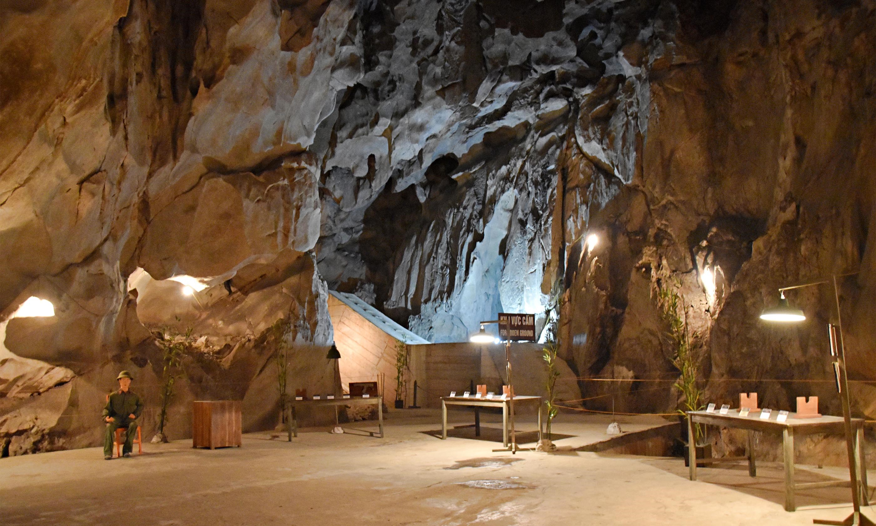 One of the many incredible rooms inside Hospital Cave, which was used during the Vietnam War (Shutterstock)